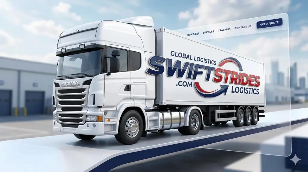 Swift stride image scania truck